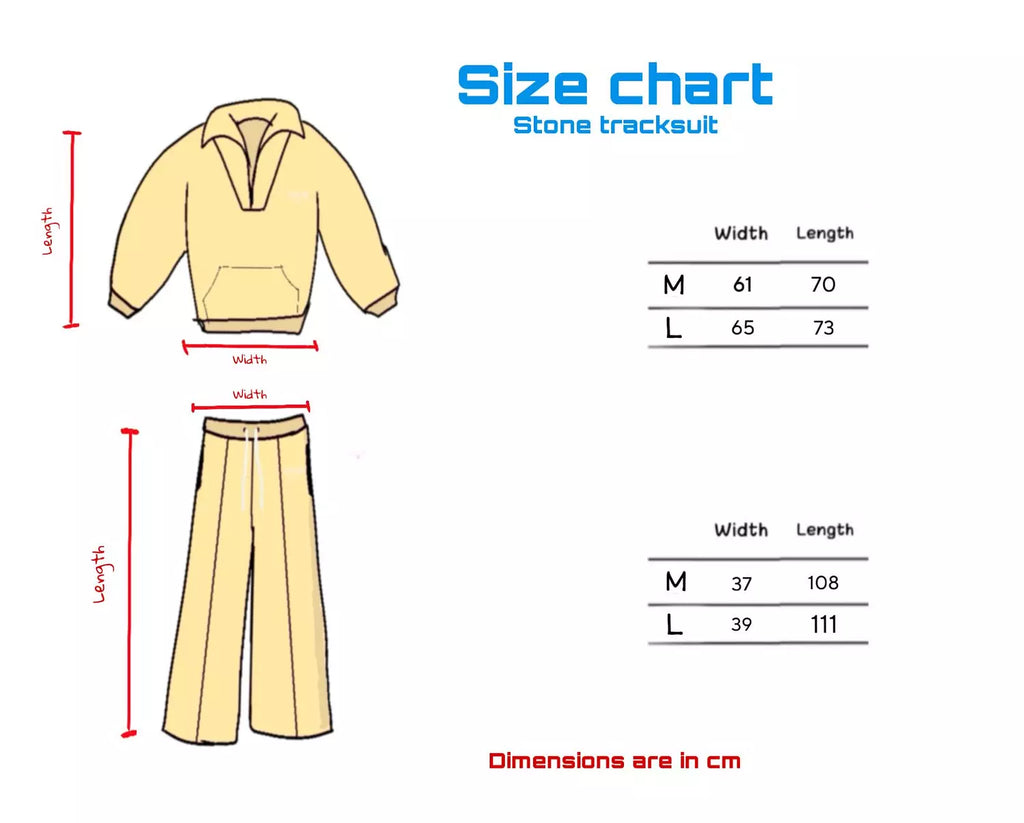Stone tracksuit