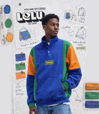 QUARTER BUTTON SWEATER "Nothing"