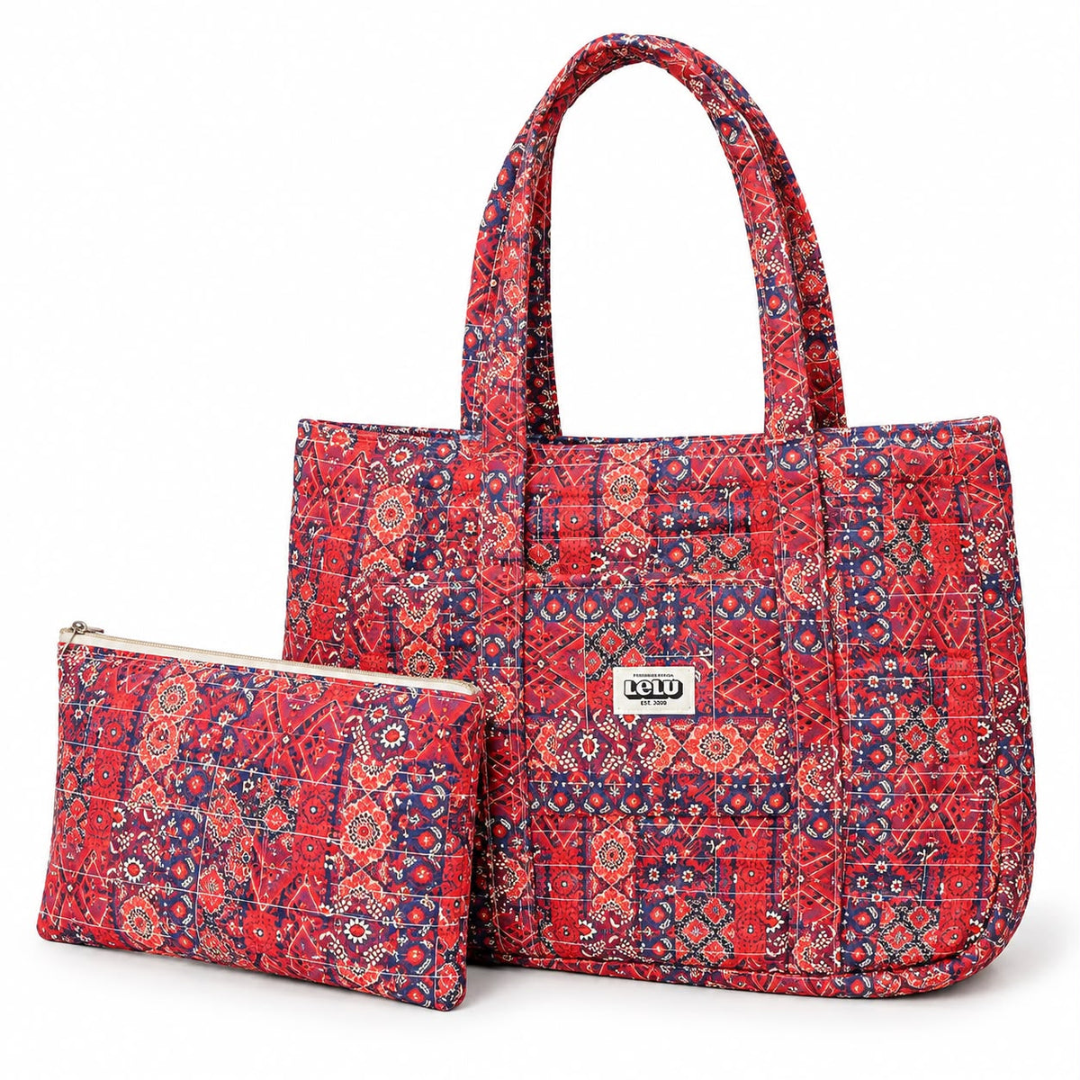 Patchwork Bag - Red