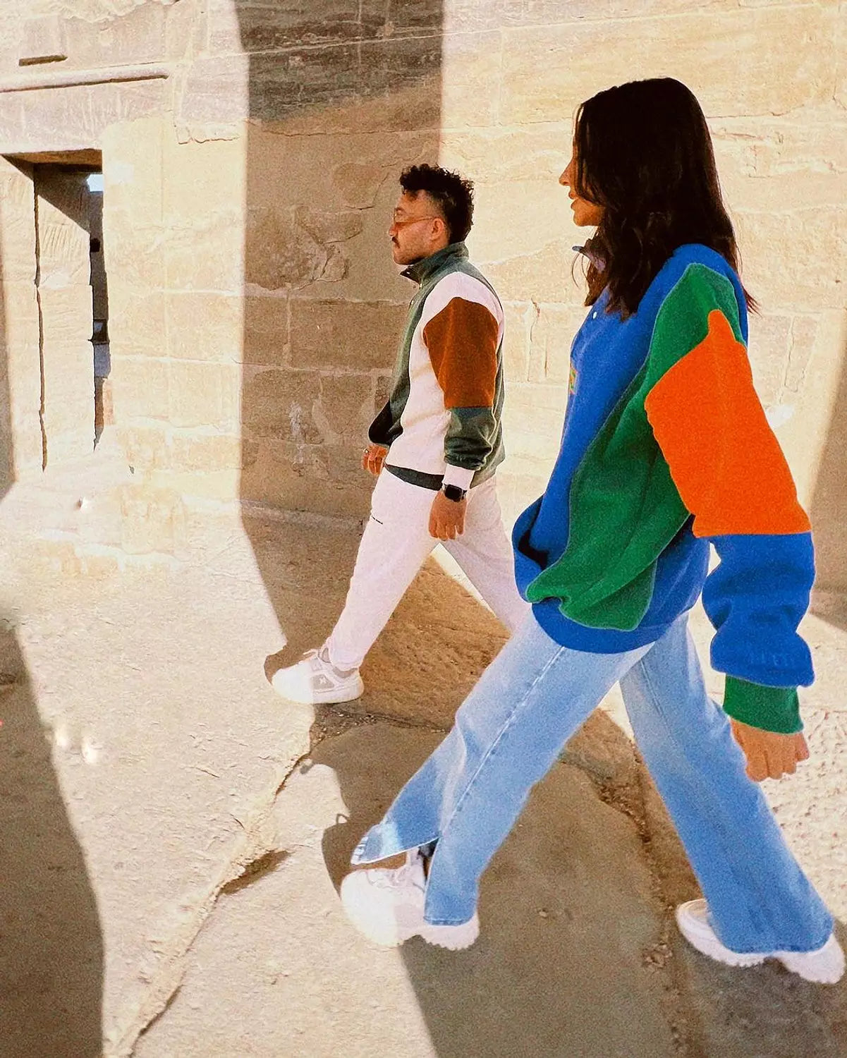 QUARTER BUTTON SWEATER "Nothing"