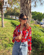Flower crop shirt 🌸🌷