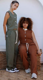 Vest mono set