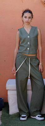 Vest mono set