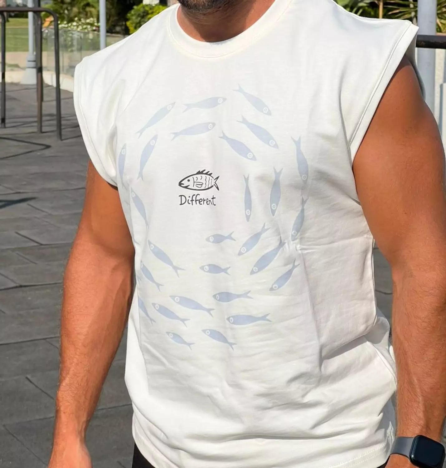 Magic fish sleeveless