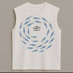 Magic fish sleeveless